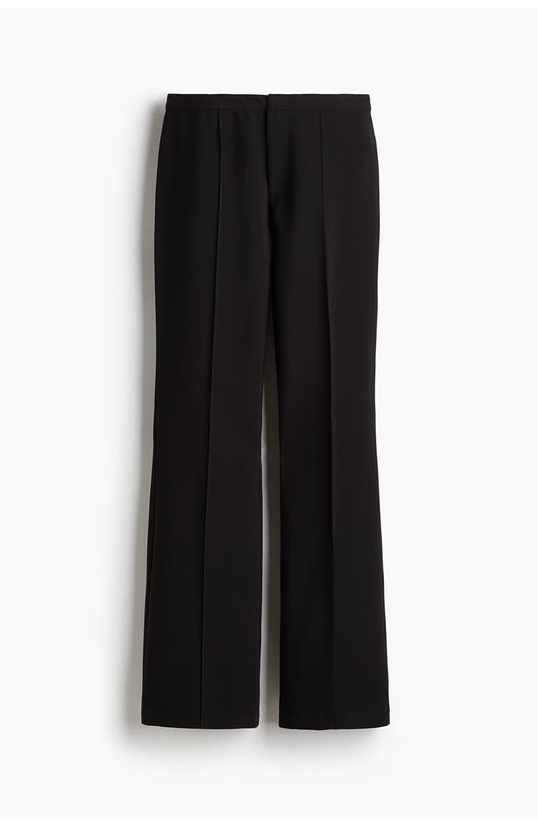 H&M Flared pants, Alternate, color, Black