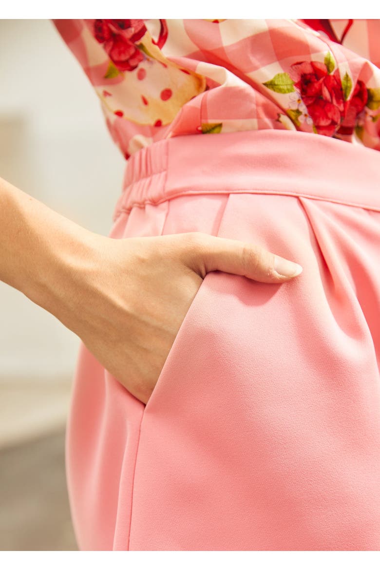 Blushing Bow Shorts, Alternate, color, Pink Lemonade