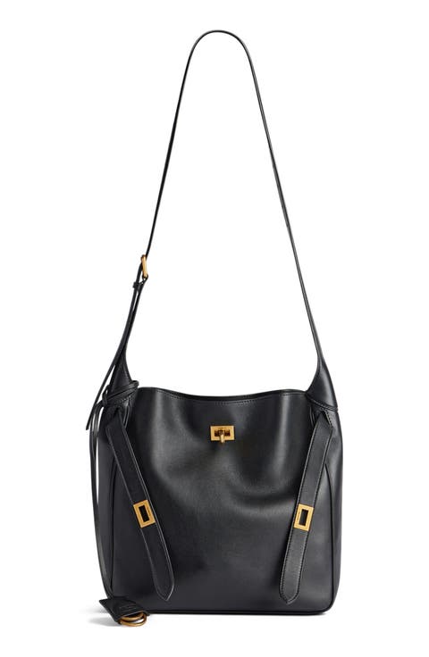 Small Bel Air Leather Hobo Bag