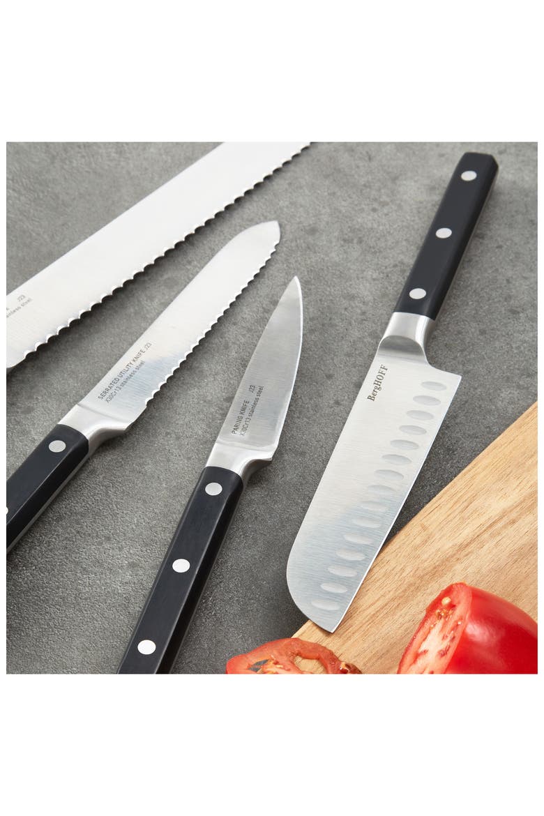 DiNA Gene 5.5-Inch Santoku Knife, Alternate, color, BLACK