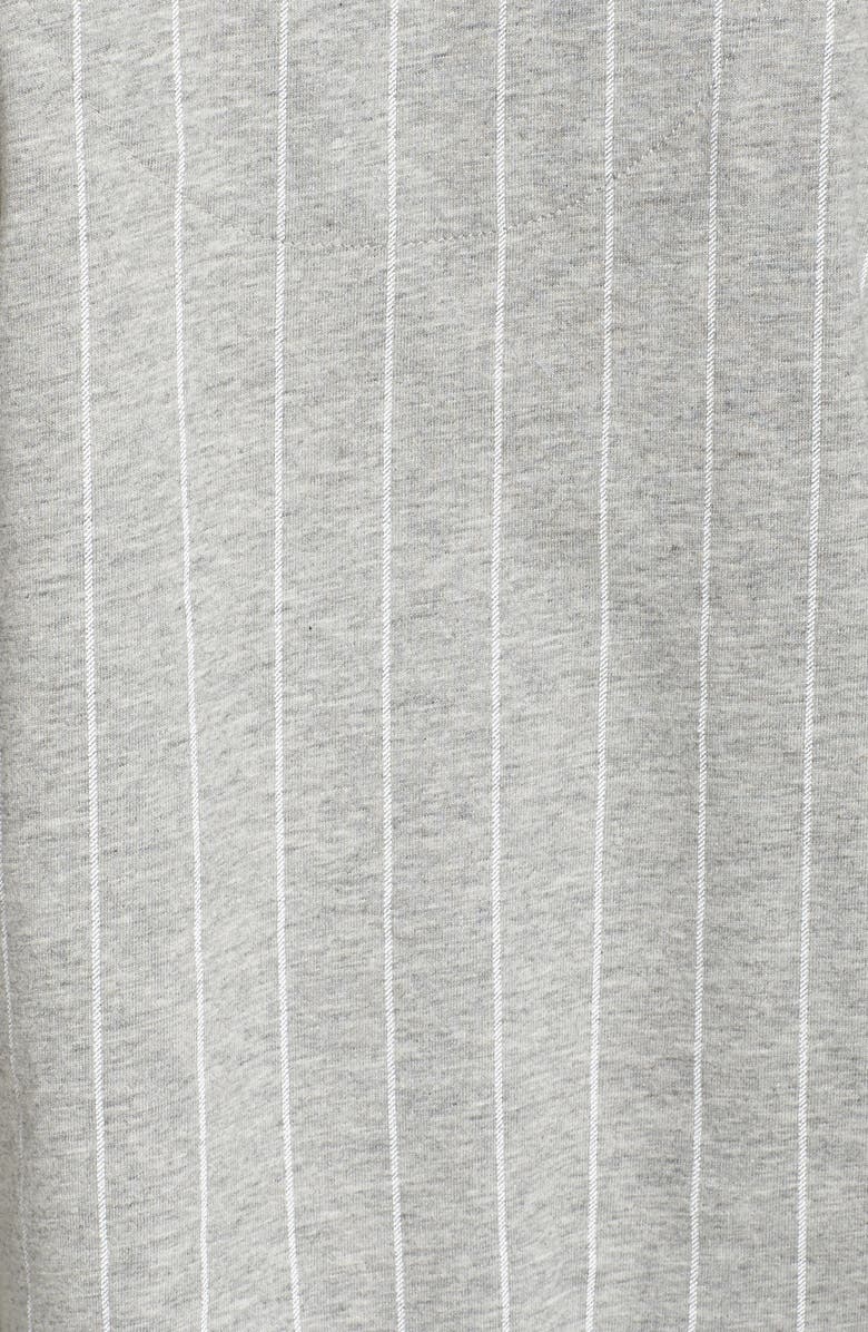 Lauren Ralph Lauren Knit Crop Cotton Pajamas, Alternate, color, Greystone