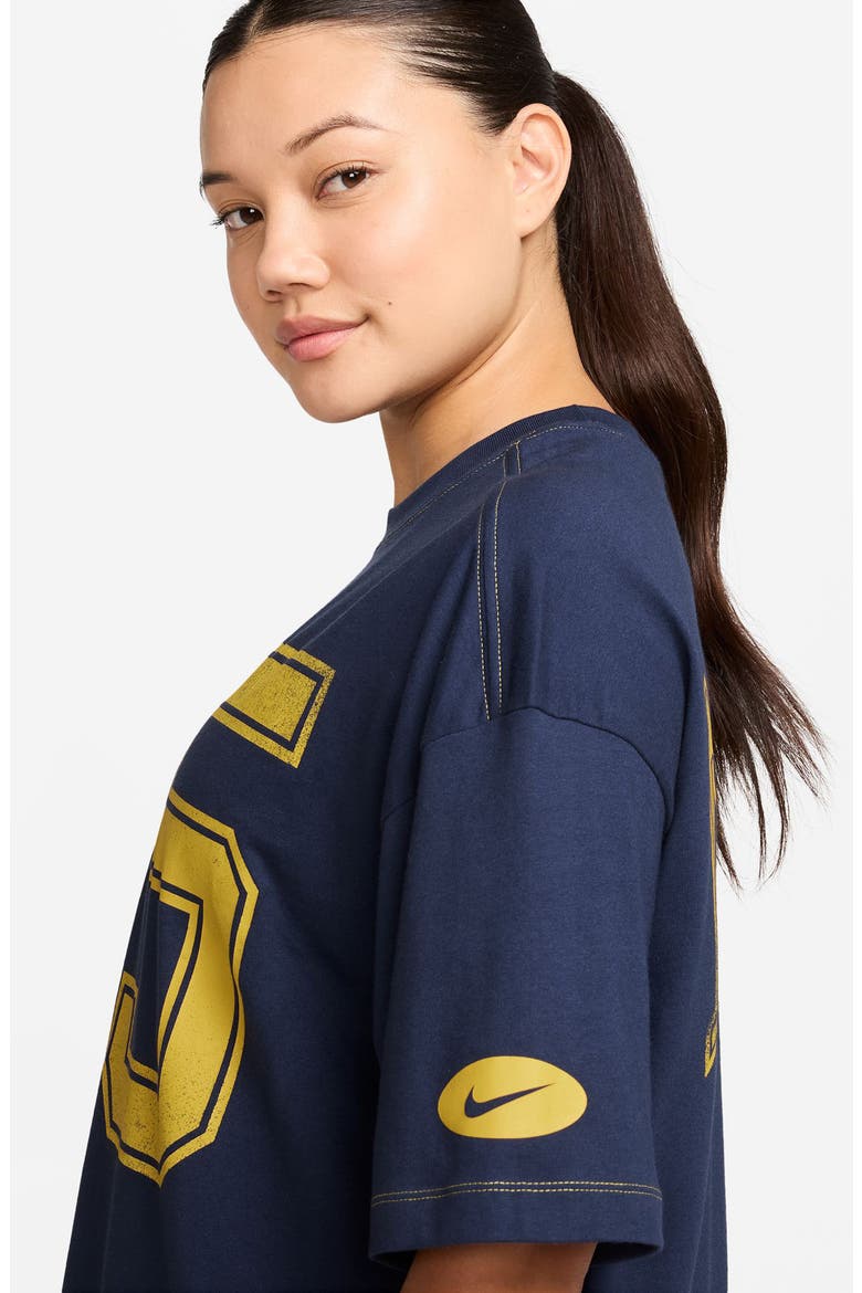 Sportswear Street Oversize Cotton T-Shirt, Alternate, color, MIDNIGHT NAVY