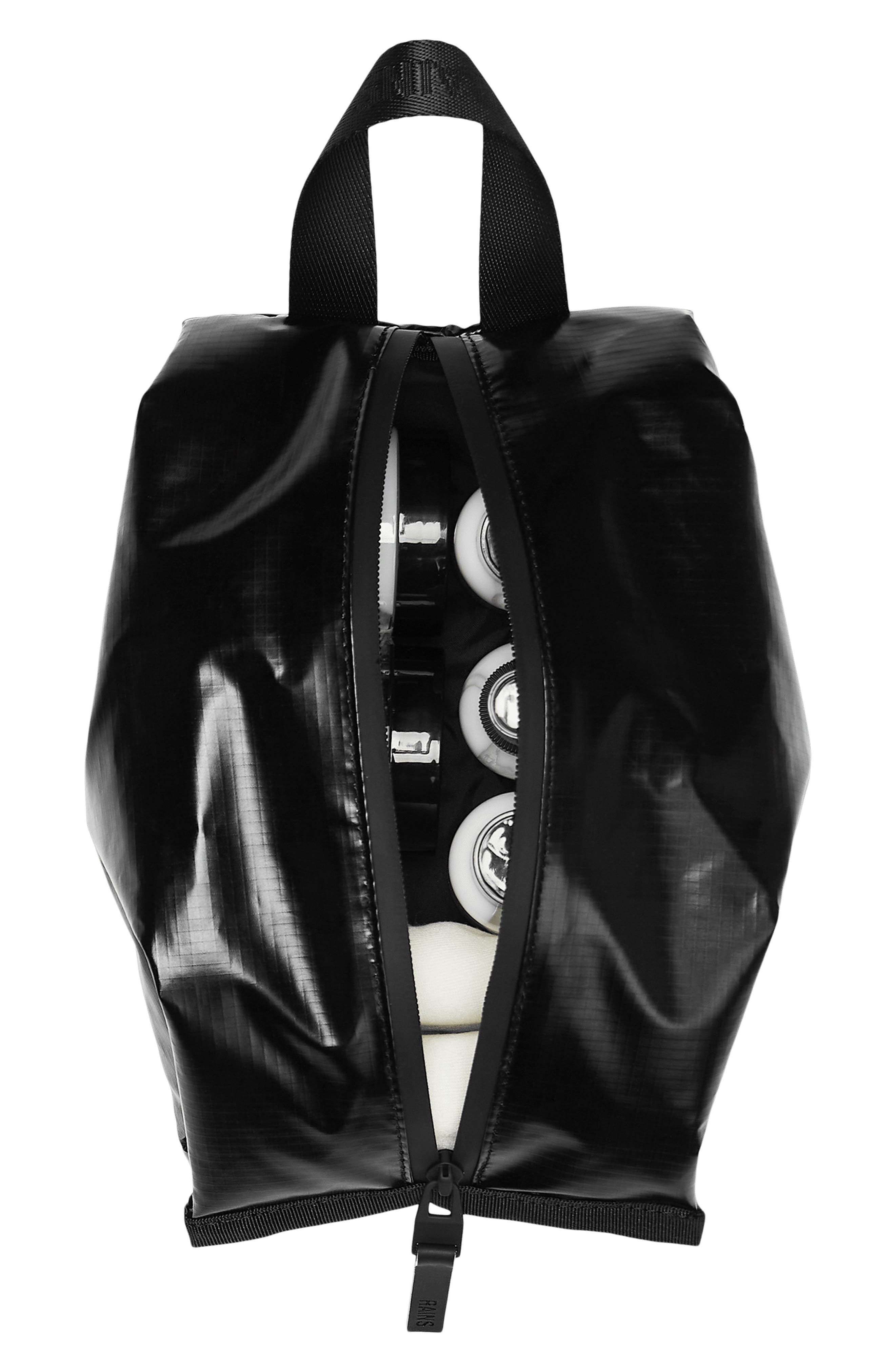 Rains Sibu Wash Bag, Alternate, color, Black