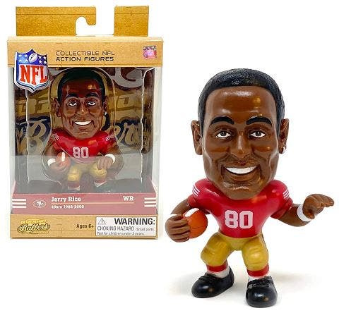 Jerry Rice (San Francisco 49ers) NFL Legends Big Shot Ballers 5" Figure