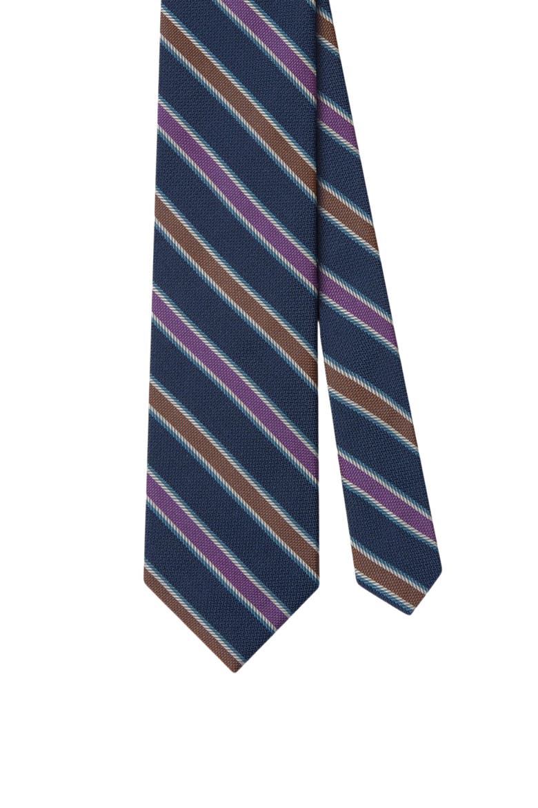 Robert Textured Best of Class Necktie, Main, color, Navy Multi