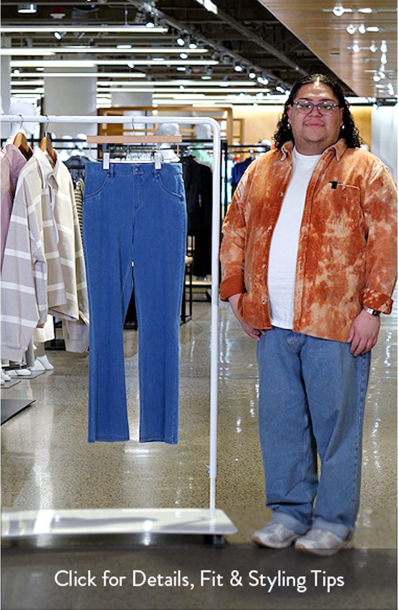 Baby Bootcut Denim Leggings, sales video thumbnail