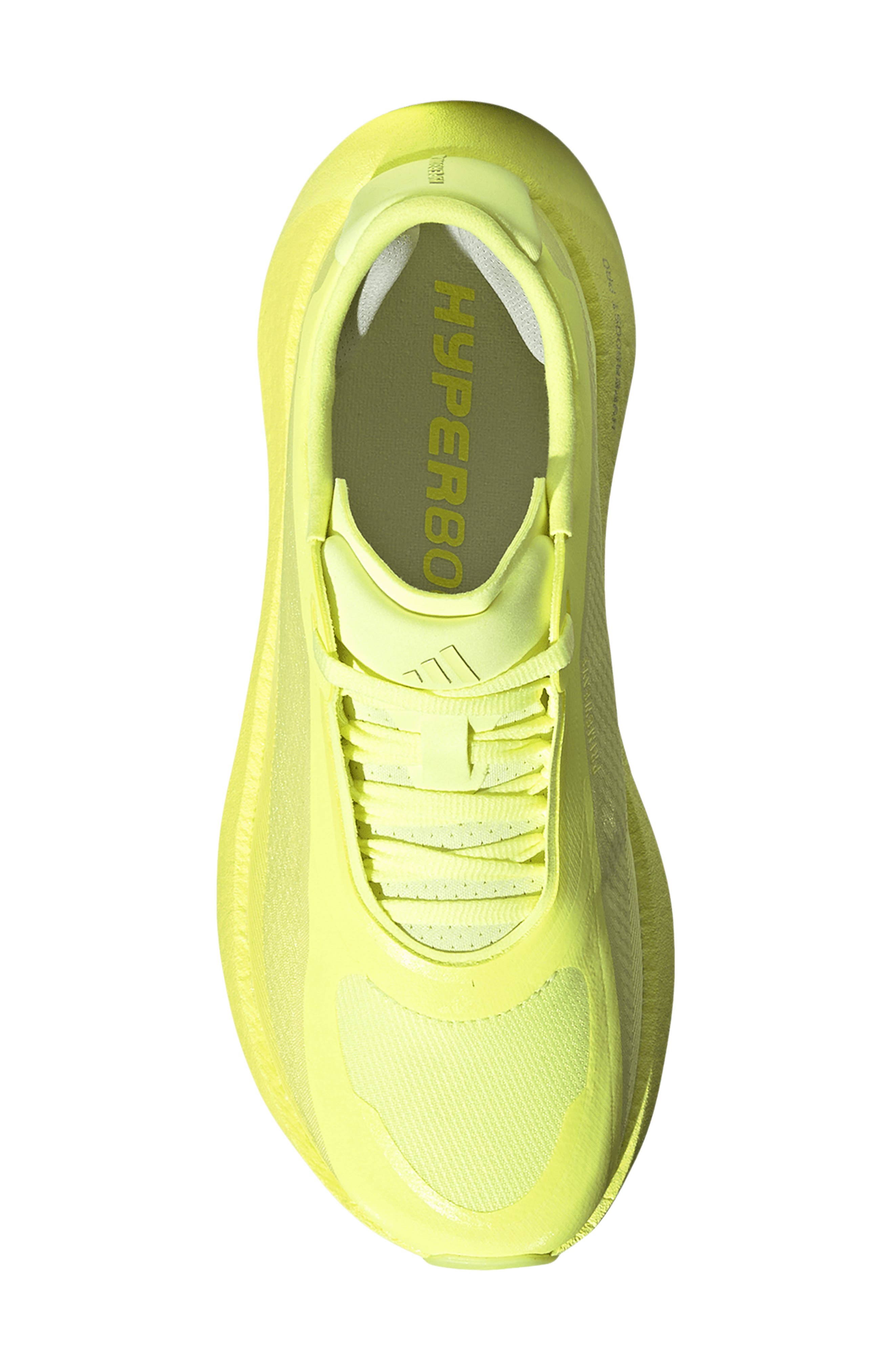 adidas Hyperboost Edge Running Shoe, Alternate, color, Yellow/ Silver/ Grey