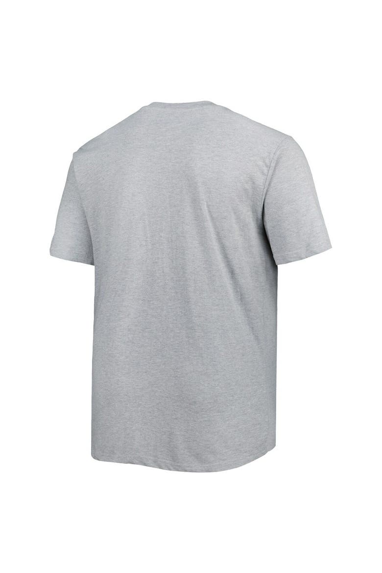 Men's Heathered Gray Milwaukee Bucks Big & Tall Heart & Soul T-Shirt, Alternate, color, Heather Gray