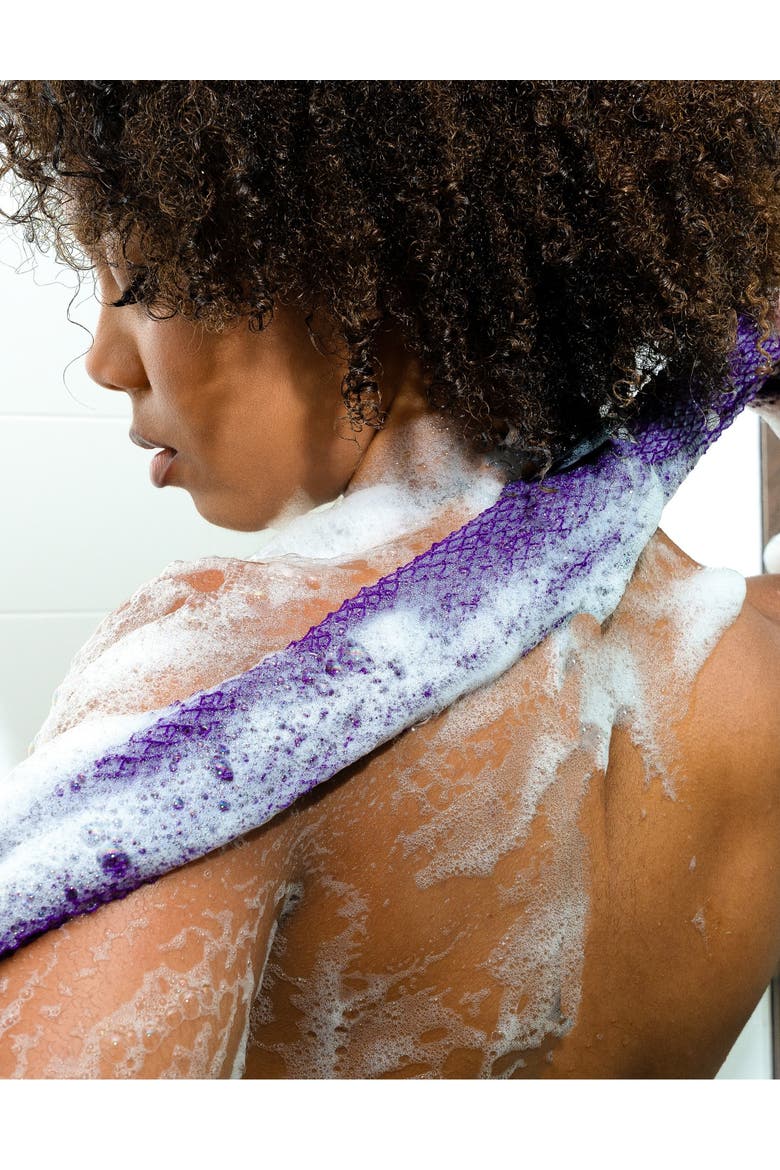 Exfoliating Sponge, Alternate, color, Purple
