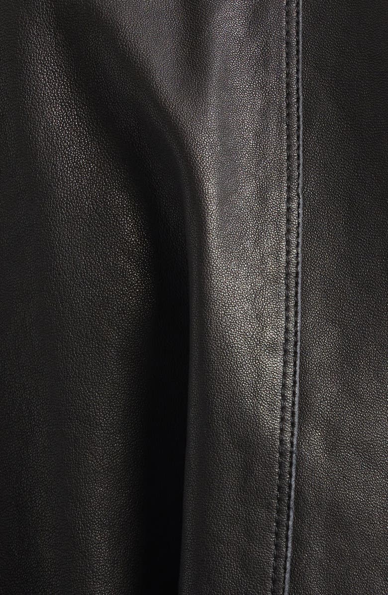 NACKIYÈ Pixie Lambskin Leather Jacket, Alternate, color, Noir