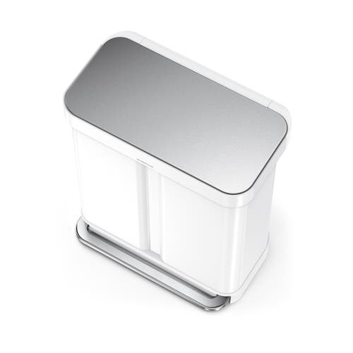 SIMPLEHUMAN SIMPLEHUMAN 58L RECYCLER RECTANGULAR STEP CAN 