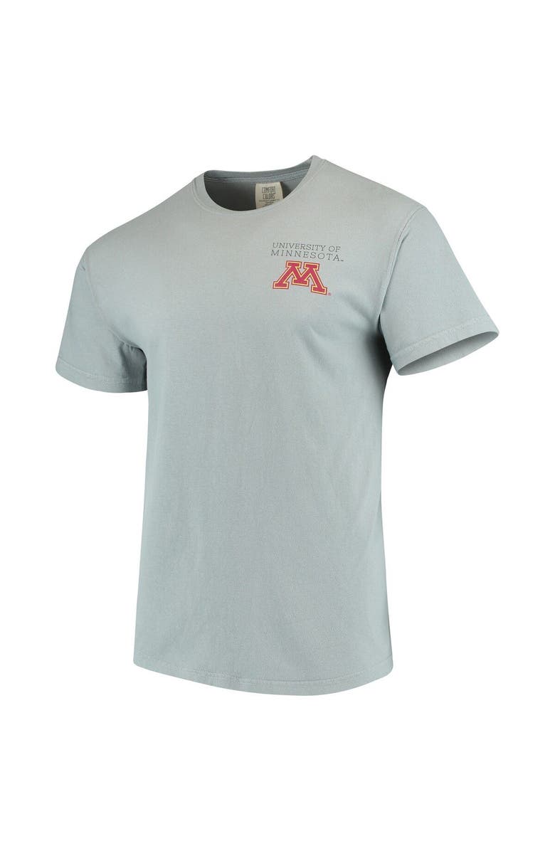 IMAGE ONE Men's Gray Minnesota Golden Gophers Team Comfort Colors Campus Scenery T-Shirt, Alternate, color, 