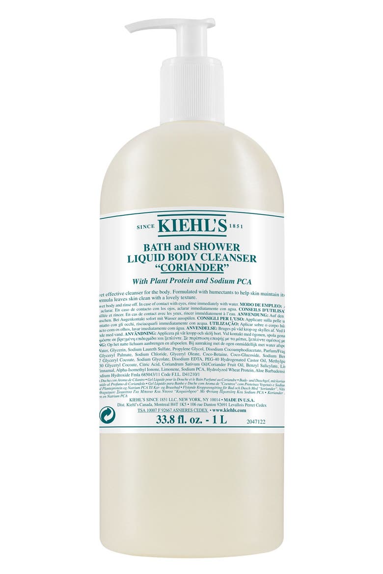 Coriander Bath & Shower Liquid Body Cleanser, Main, color, NO COLOR