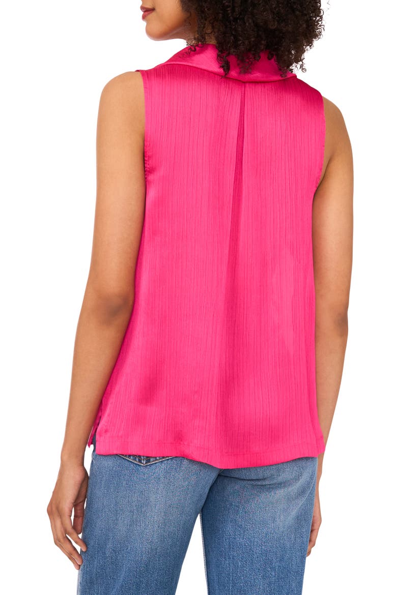 Cowl Neck Sleeveless Top, Alternate, color, BEETROOT PINK
