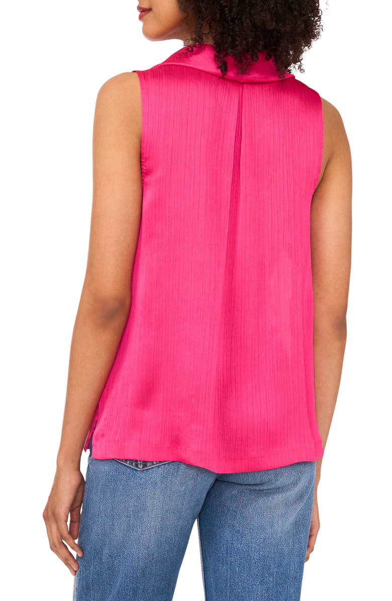 Vince Camuto Cowl Neck Sleeveless Top, Alternate, color, Beetroot Pink