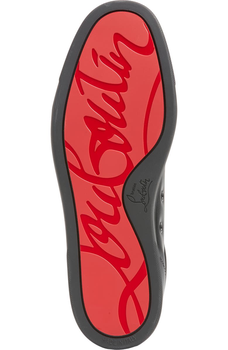 Christian Louboutin Louis Junior Sneaker, Alternate, color, Cm53-Black/ Black