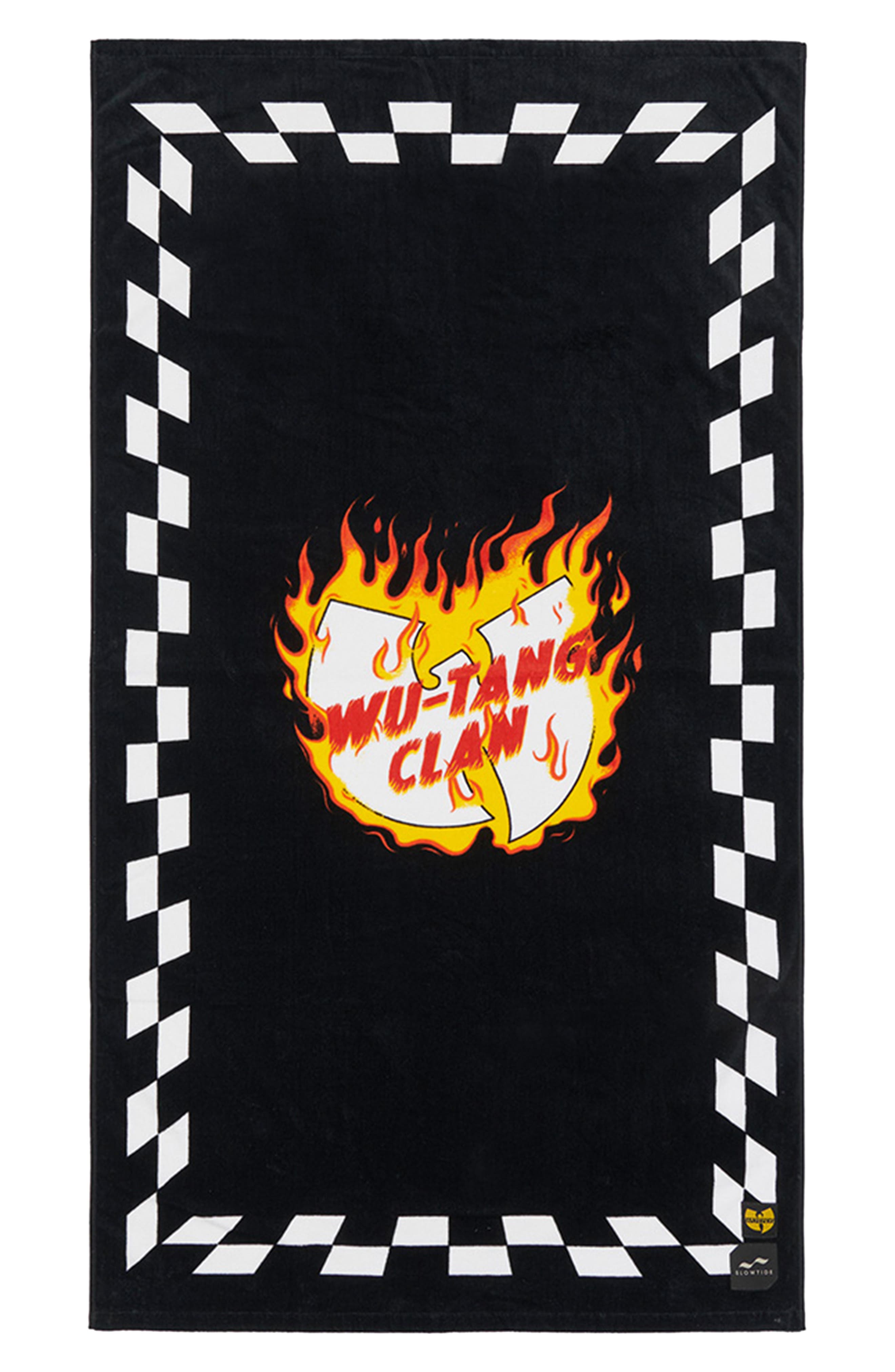 Slowtide Wu-tang Blocks on Fire Beach Towel