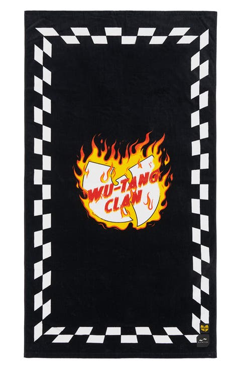 Wu-tang Blocks on Fire Beach Towel