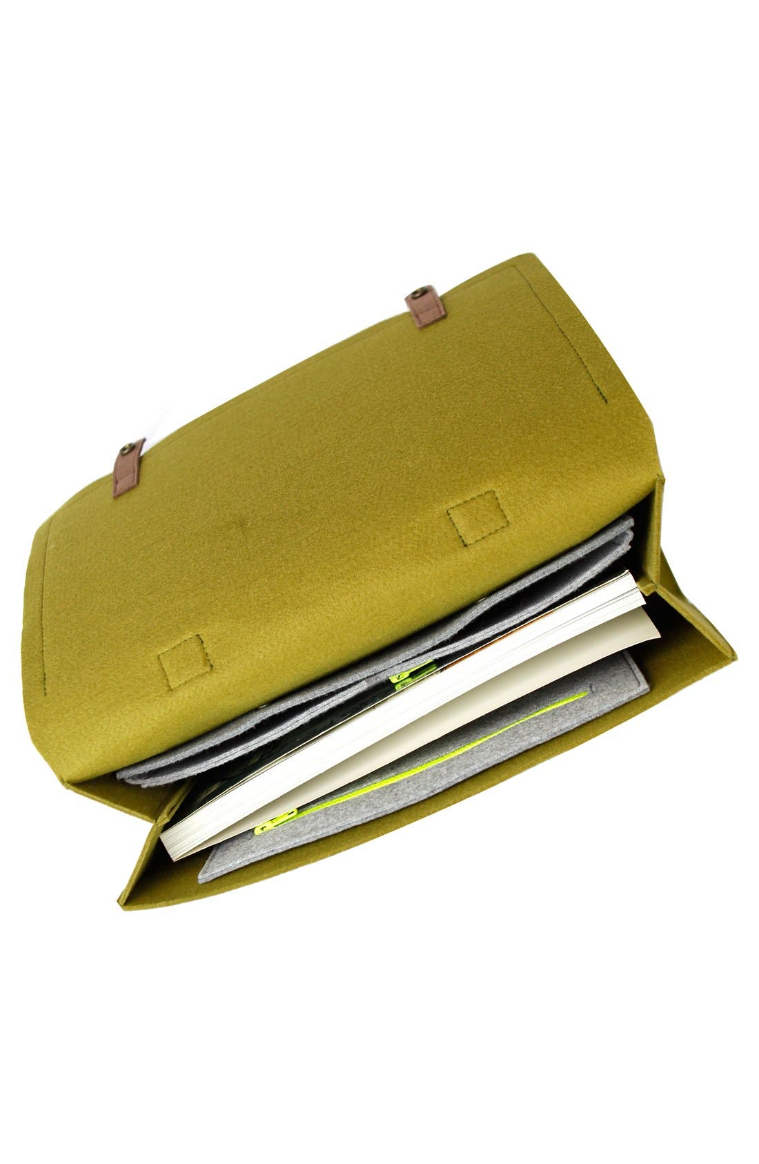 'Mateo' Briefcase, Alternate, color, OLIVE GREEN