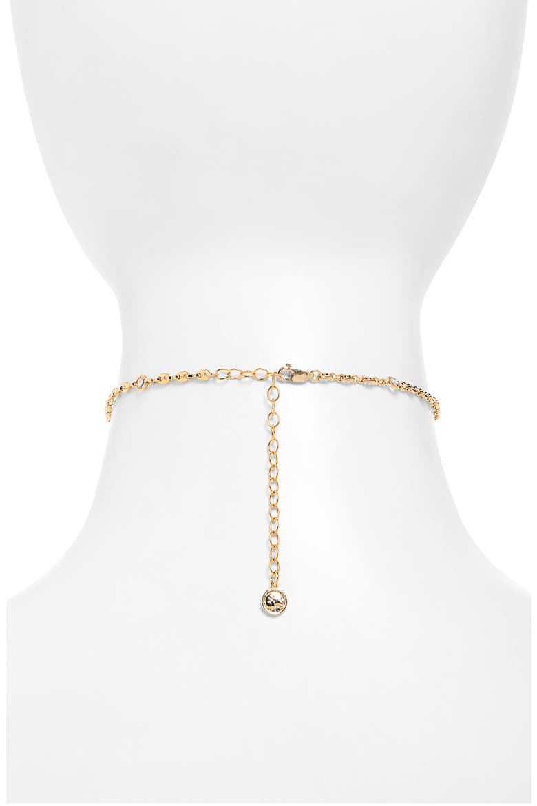 The Tamara Choker Necklace, Alternate, color, GOLD