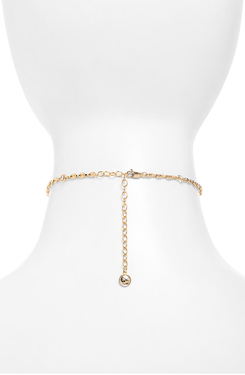 Child of Wild The Tamara Choker Necklace, Alternate, color, Gold