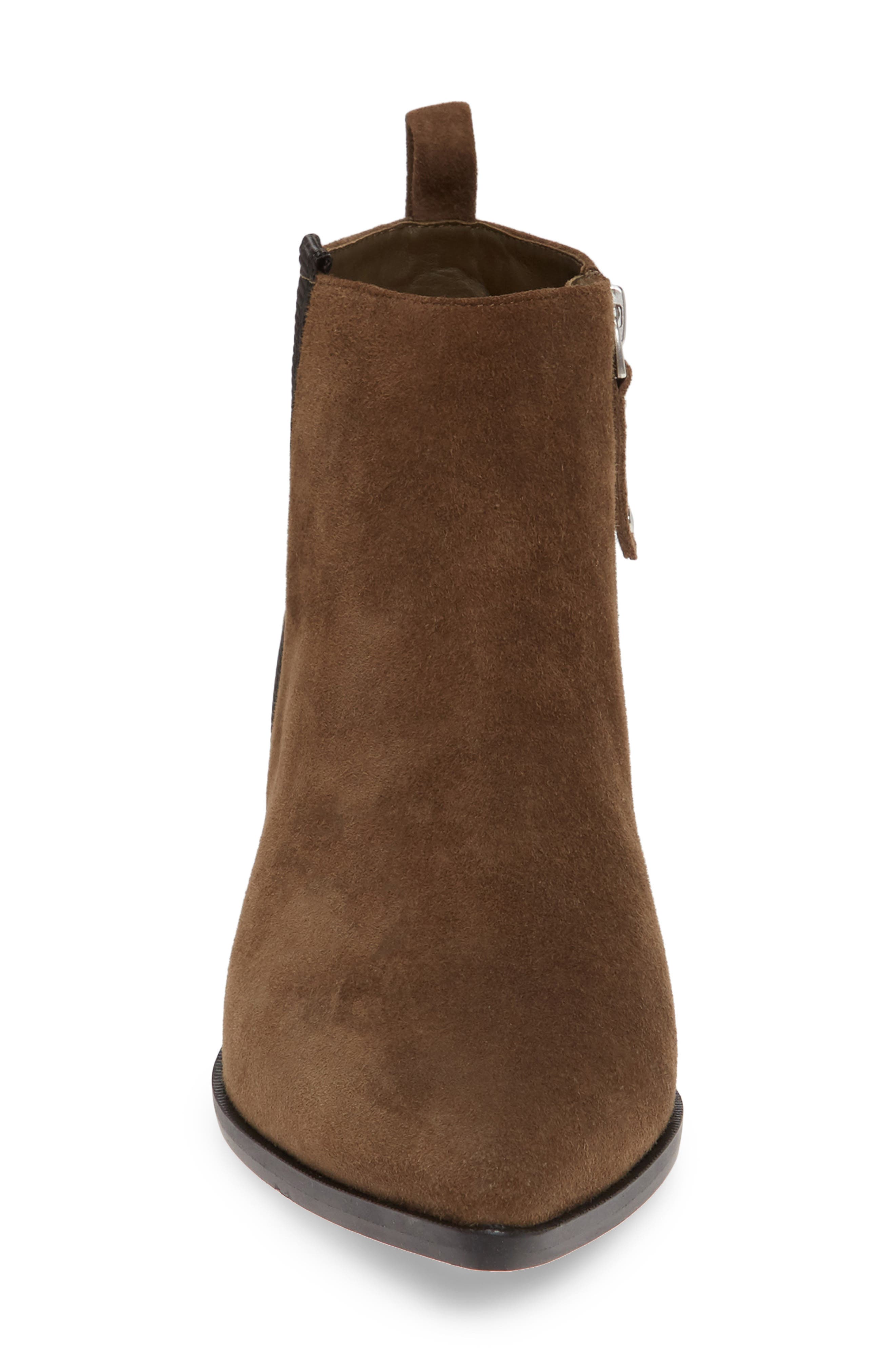 Sevilla II Bootie, Alternate, color, DARK OLIVE SUEDE
