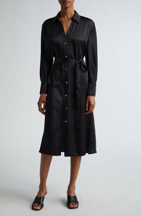 Nordstrom Signature Long Sleeve Shirt Dress cheapest