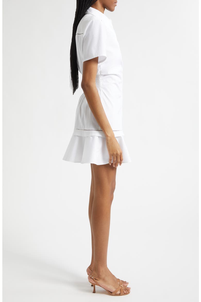 Mia Mini Shirtdress, Alternate, color, WHITE