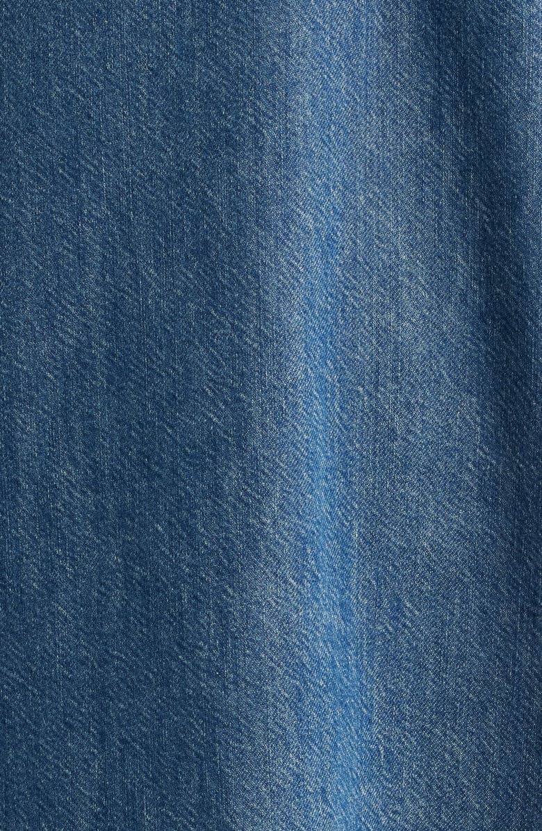 rag & bone Hayley Short Sleeve Denim Dress, Alternate, color, Delcan