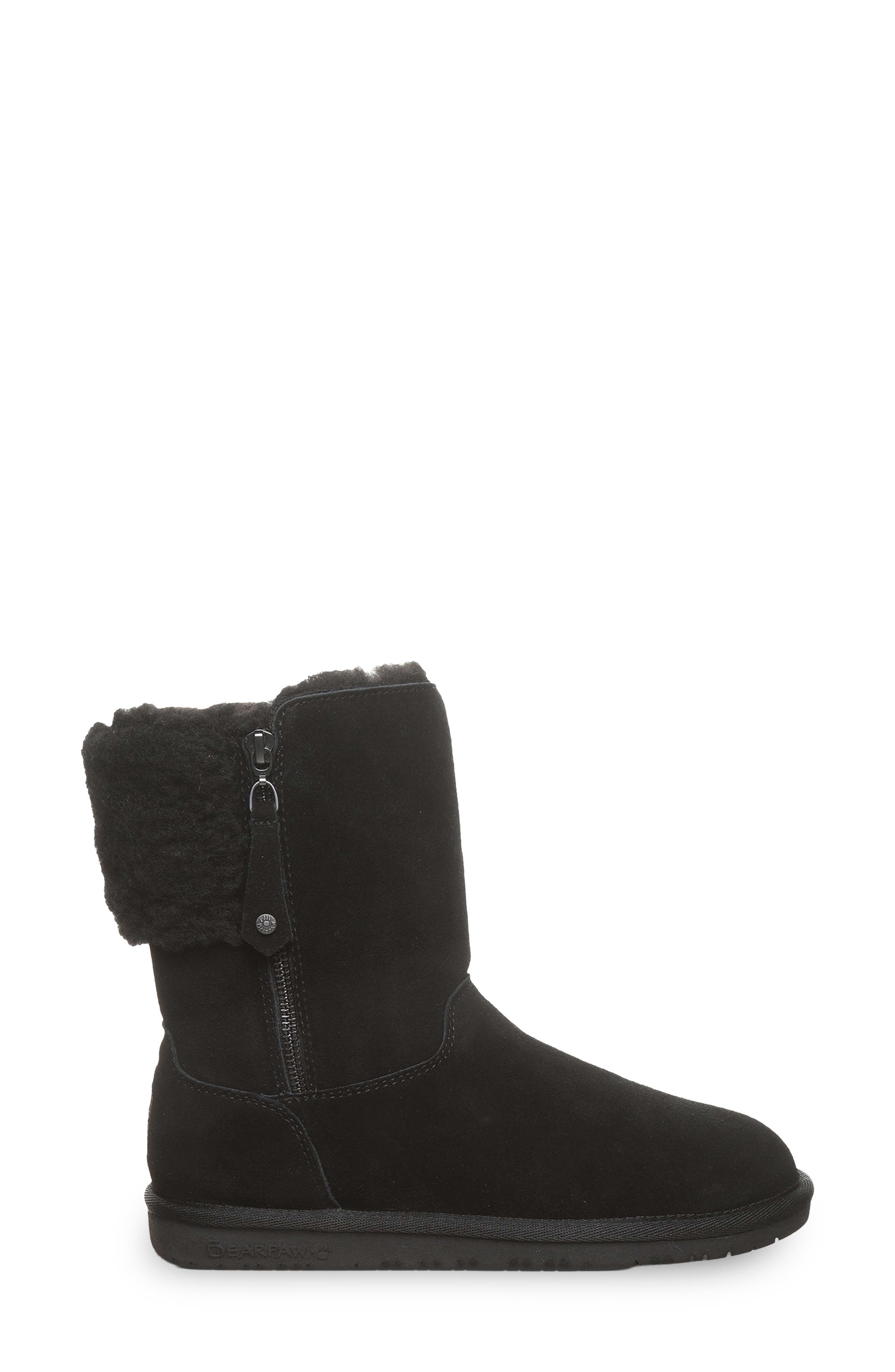 Lisa Leather Boot, Alternate, color, BLACK/ BLACK