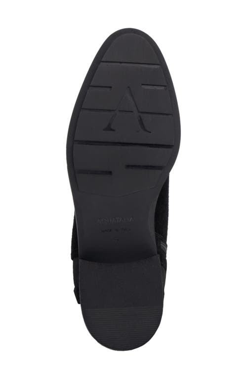 Aquatalia Nolita Water Resistant Knee High Boot In Black