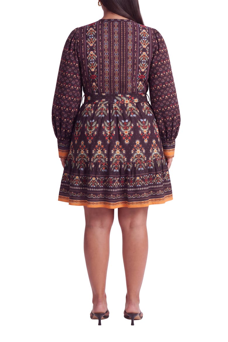 Kira Minidress, Alternate, color, BROWN MULTI