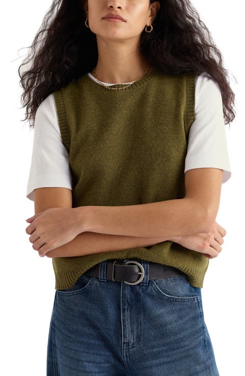 East View Merino Wool Blend Sweater Vest