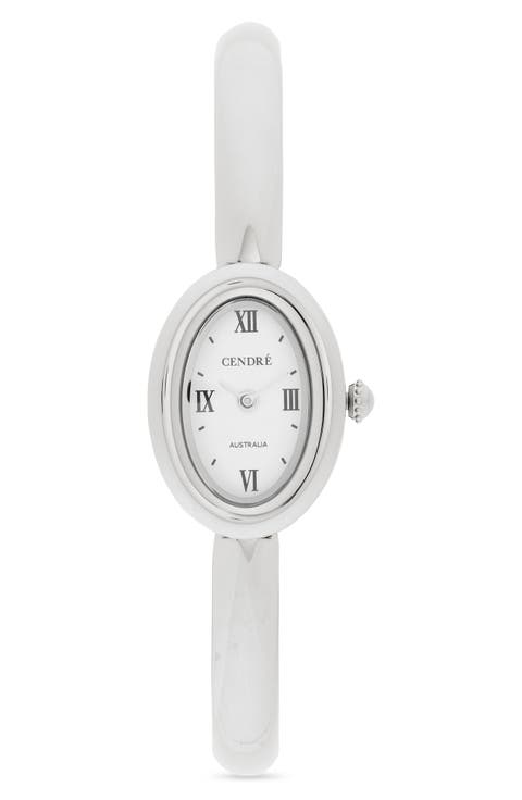 Kate Oval Bangle & Link Bracelet Watch, 20mm x 29mm