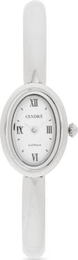 CENDRE Kate Oval Bangle & Link Bracelet Watch, 20mm x 29mm