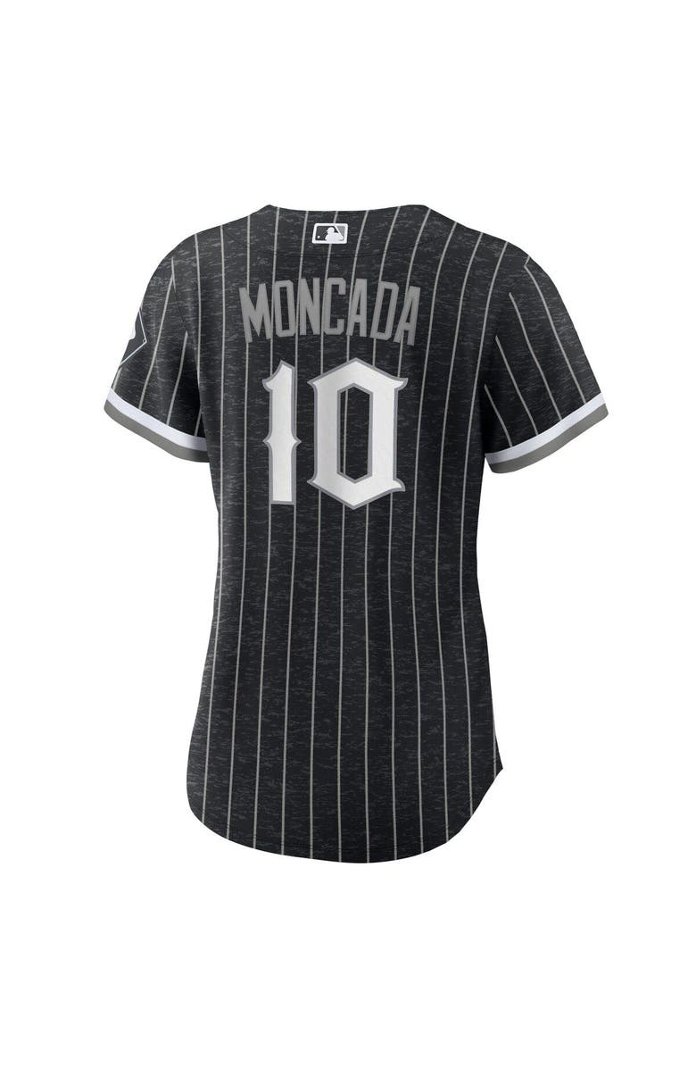 Nike Women's Nike Yoan Moncada Black Chicago White Sox City Connect Replica Player Jersey, Alternate, color, 
