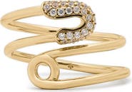 Kate Spade New York Safety Pin Coil Ring