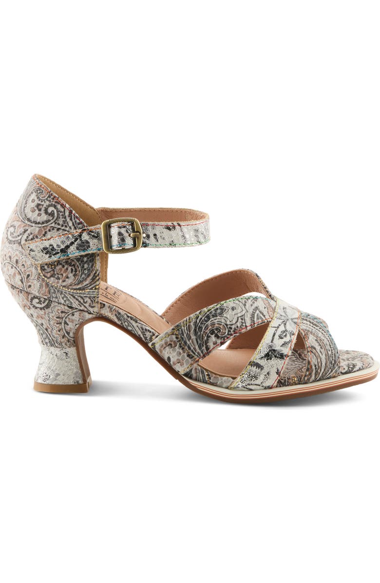 L'Artiste by Spring Step Waltz Ankle Strap Sandal, Alternate, color, Grey Multi