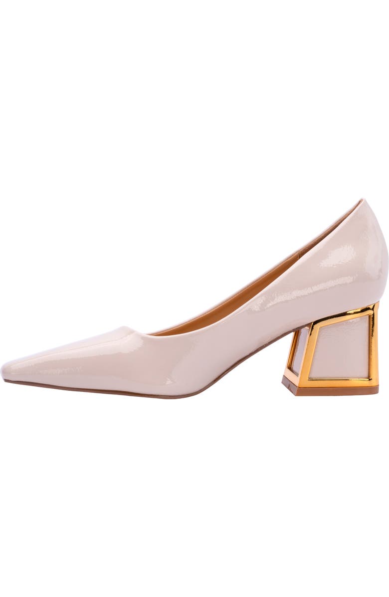 NINETY UNION Blink Block Heel Pump, Alternate, color, Beige