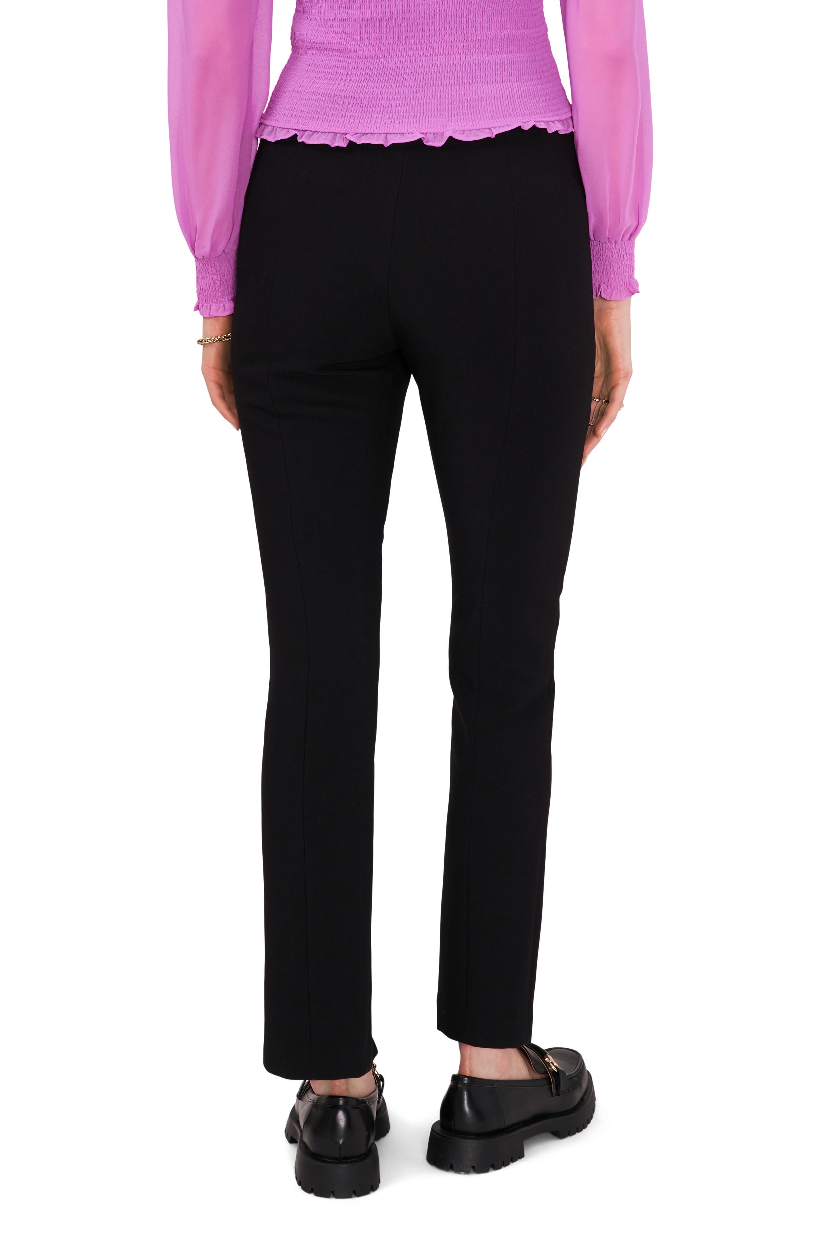 Front Slit Crepe Pants - image 2
