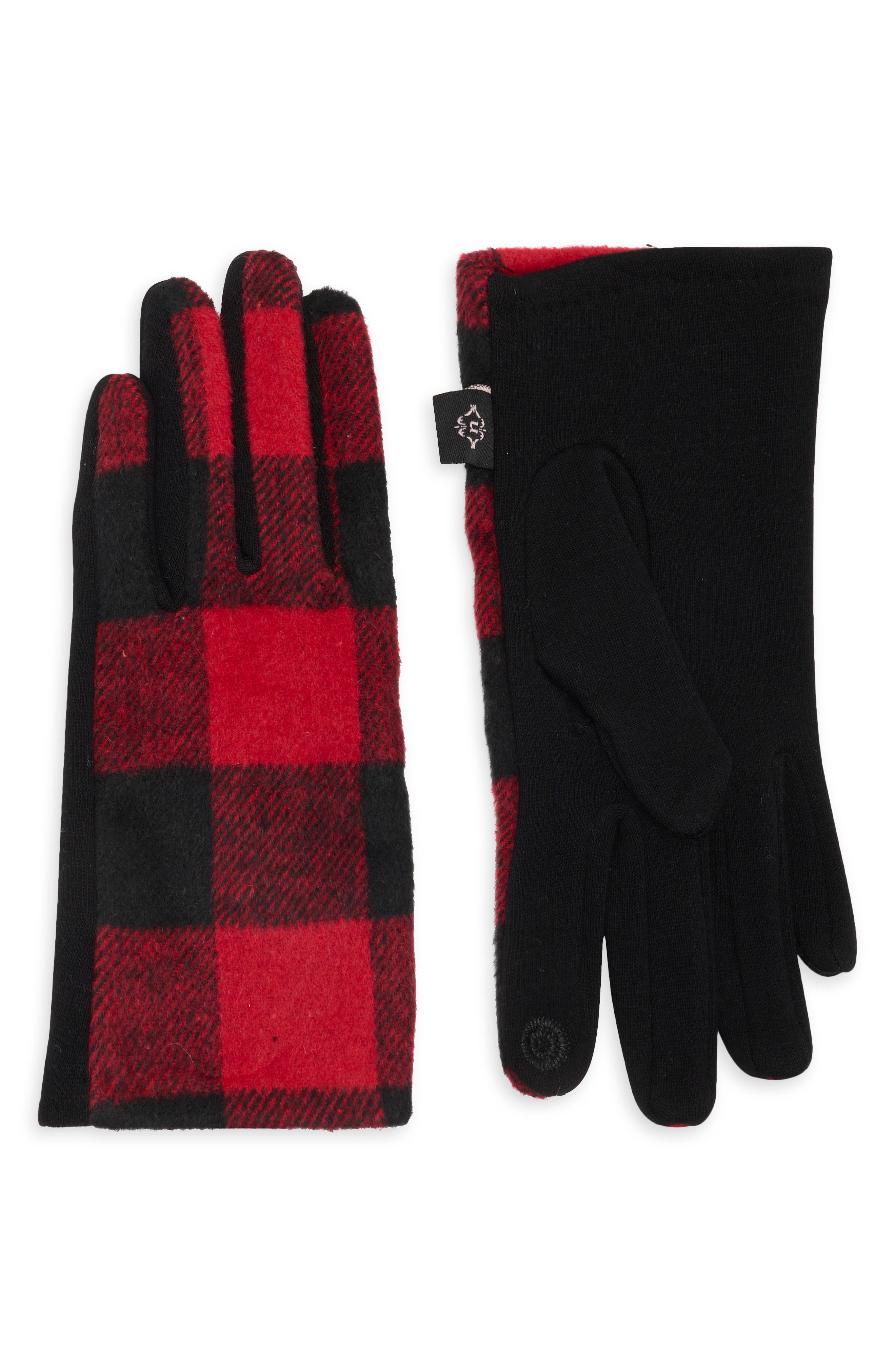 Buffalo Plaid Tech Gloves