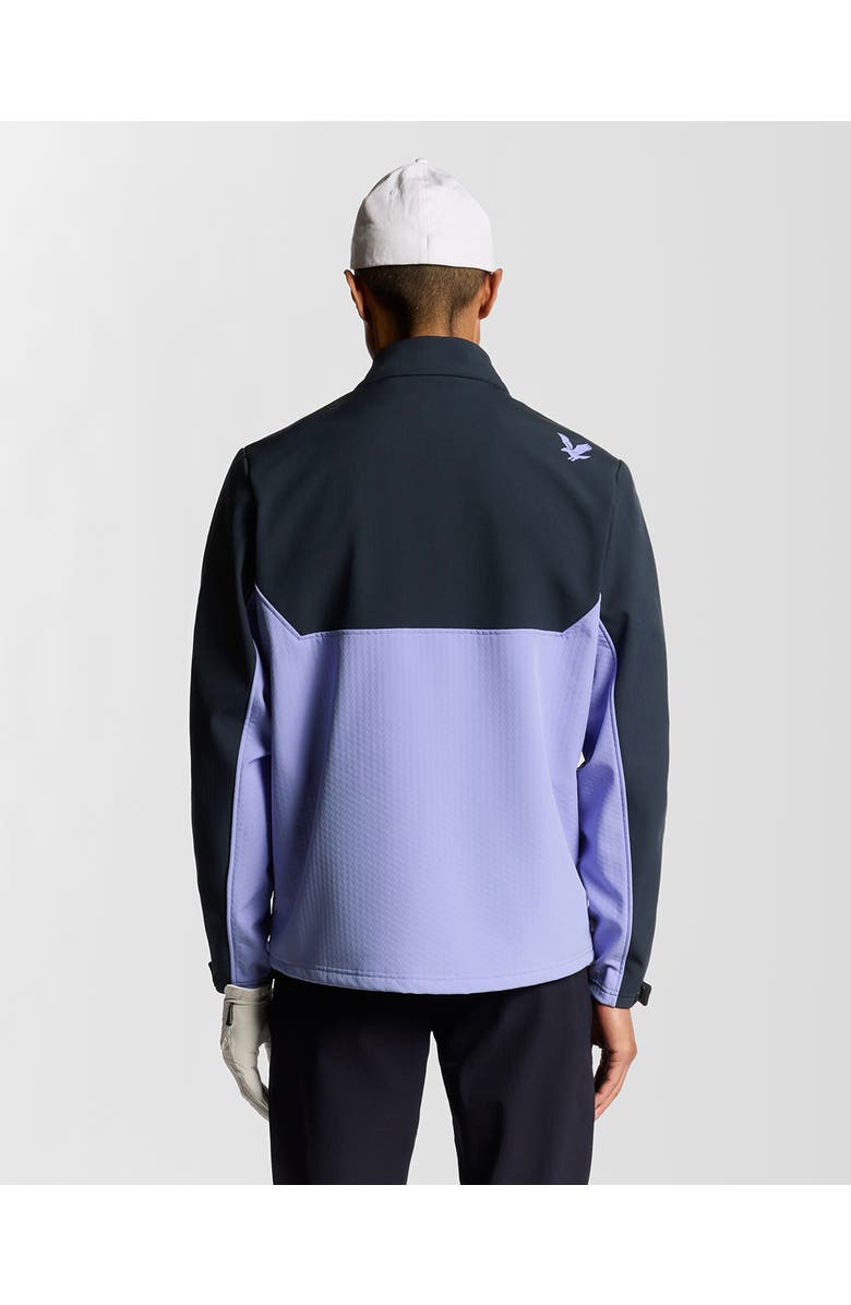 Lyle & Scott Golf Half Zip Windjammer Jacket, Alternate, color, Moonlight/ Dark Navy