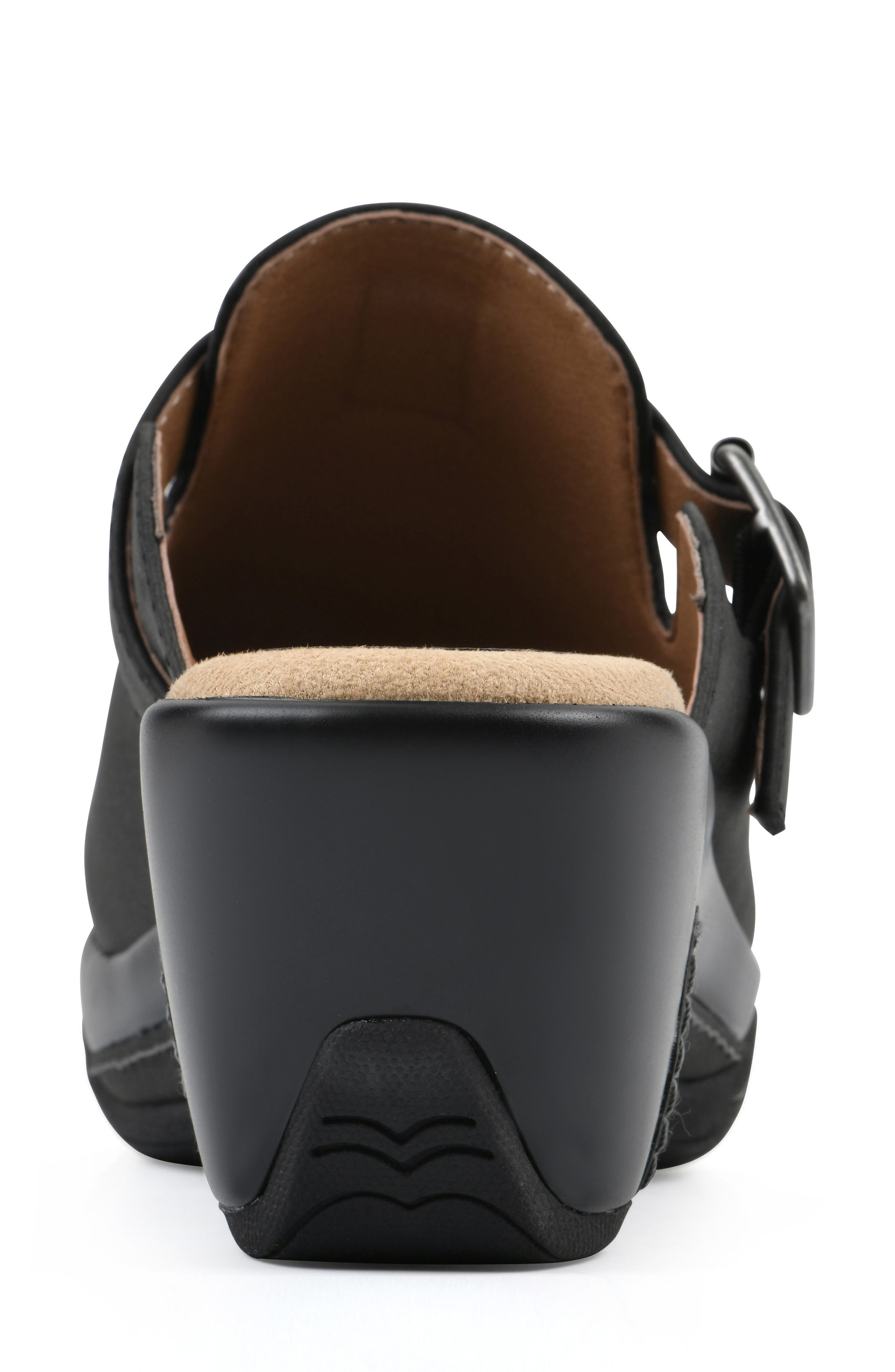 White Mountain Footwear Viewed Mule, Alternate, color, Black