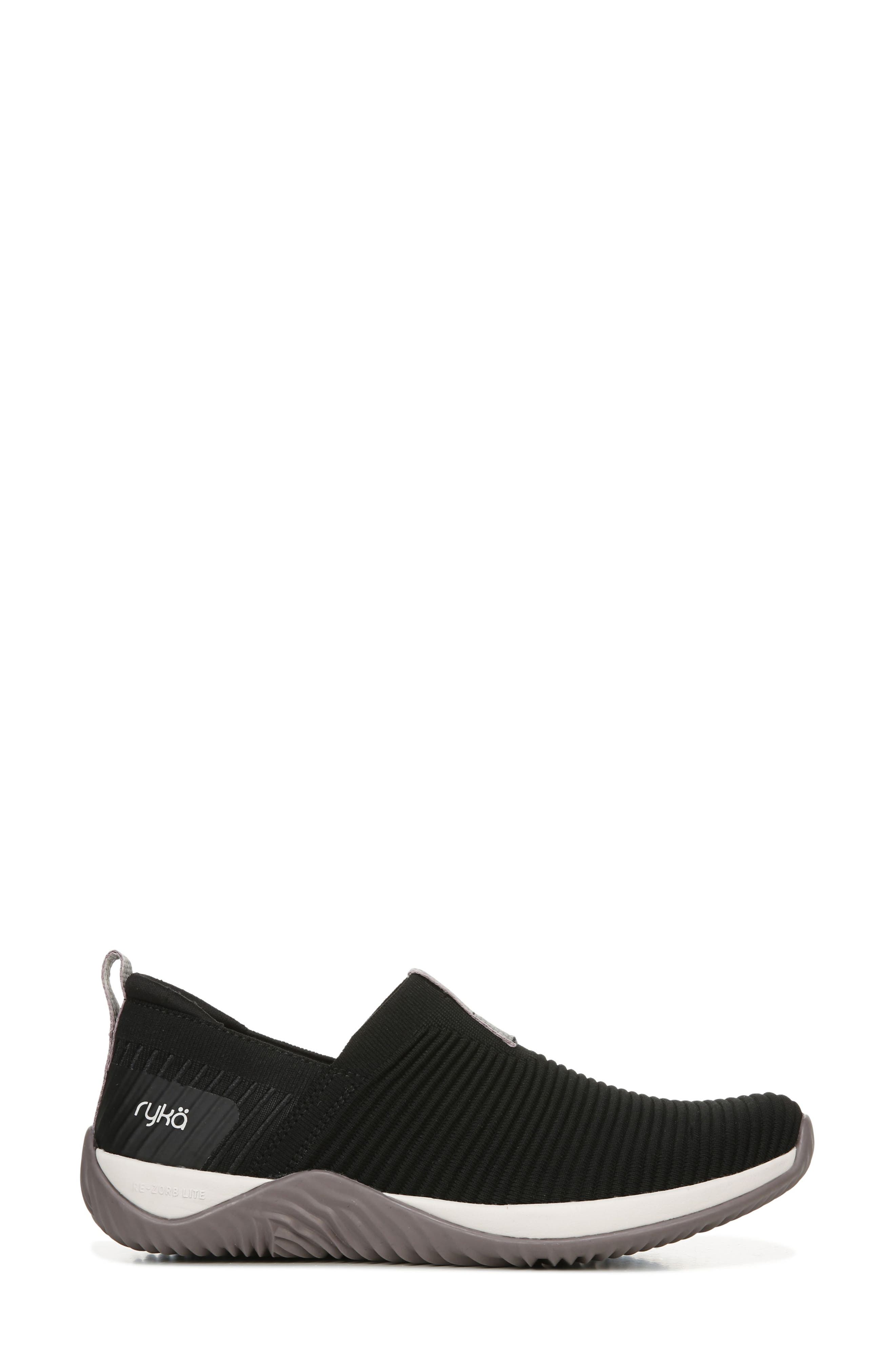 Rykä Echo Knit Slip-On Sneaker, Alternate, color, Black