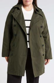 Universal Standard Derjon Double Breasted Trench Coat