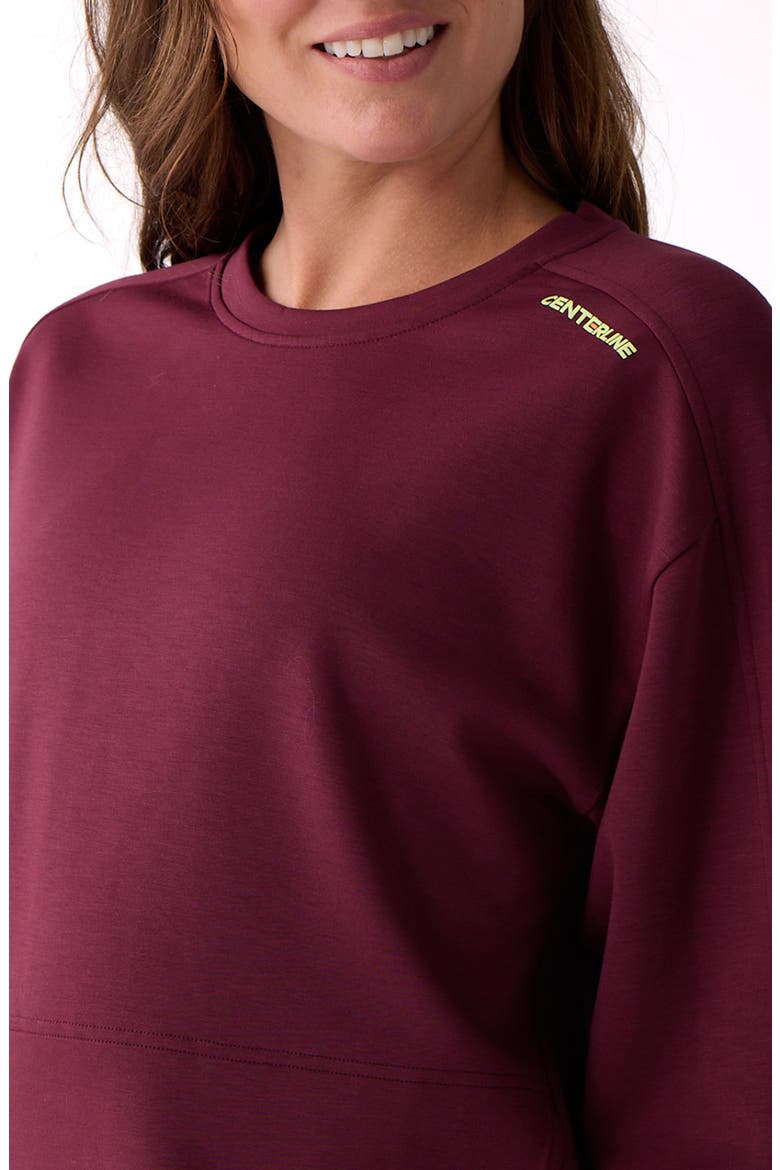 Après Women's Crew Sweatshirt, Alternate, color, Dark Currant