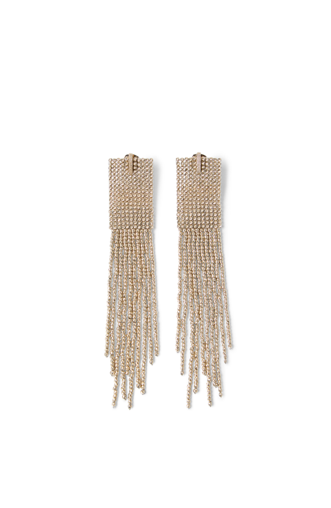 Frayed earrings