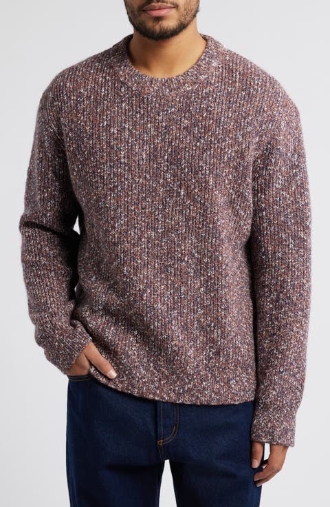 Wilde Marled Cotton Blend Crewneck Sweater