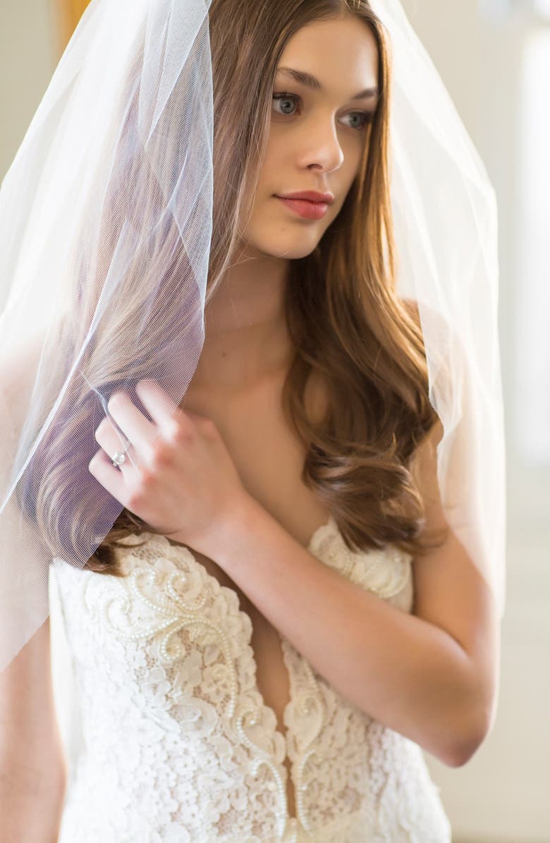 Brides & Hairpins Christina Tulle Veil, Alternate, color,