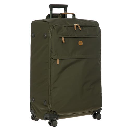 Bric's Olive X-travel Four-wheel Recycled-polyamide Cabin Suitcase 55cm In Green
